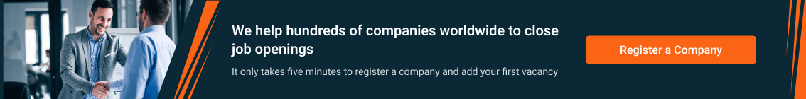 We help hundreds of companies worldwide fill their vacancies.